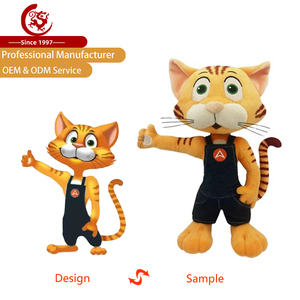 Ce ASTM OEM ODM Thú nhồi bông Tiger plushie đồ chơi trẻ em làm cho đồ chơi sang trọng của riêng bạn tùy chỉnh động vật nhồi bông đồ chơi tùy chỉnh búp bê sang trọng - Product Image 1