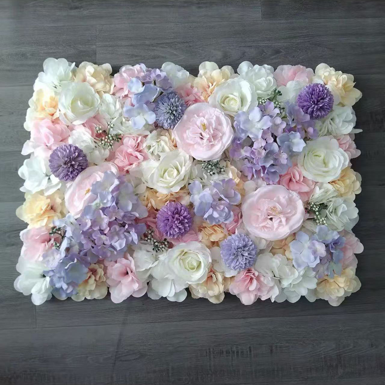 Candy colored rose wall 0.4m*0.6m