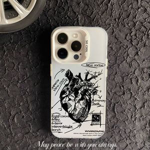 เคสโทรศัพท์มือถือข้ามพรมแดนพร้อมที่จับโทรศัพท์ดีไซน์สุดหรูสีเงิน IMD14รูปหัวใจสำหรับ iPhone16 Apple 15PC12ProMax13 - Product Image 4