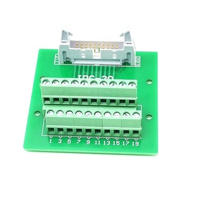 Maleに20P IDC20P Terminal Block Breakout Board Adapter PLC Relay Terminals DIN Rail Mounted - Product Image 5