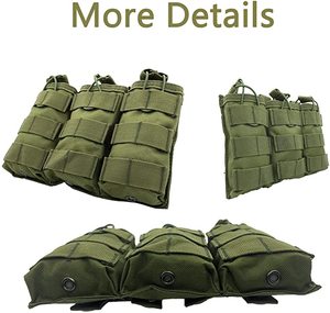 Custom Nylon Tactical Double Open-Top Mag <strong>Pouch</strong> Molle Dual Layer Storage Bag Hunting Accessories Kit Vest <strong>Pouch</strong> - Product Image 2