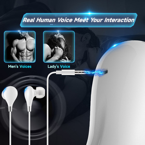 Automatic Sucking Male Masturbation Cup Oral Vagina Adult Suction Vibrator Voice Masturbator Toys for Men Blow Job Sex Machine