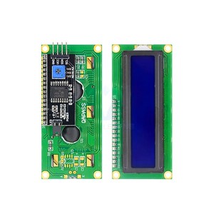 Blu/giallo-verde 1602A IIC/I2C LCD 5V LCD con modulo di visualizzazione retroilluminazione - Product Image 3
