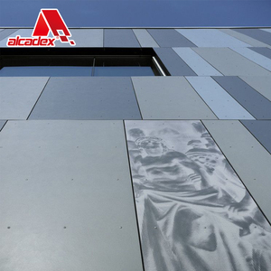 Rivestimento esterno ACP foglio decorazione della parete pannello ACM pannello composito in alluminio aluminio computesto 4mm facciata esterna dell'edificio - Product Image 6