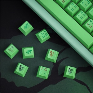 Green <strong>Programmer</strong> Theme PBT Keycaps 140 Keys DYE-SUB Cherry Profile Keycap for Cherry MX Switch 61/64 <strong>Mechanical</strong> <strong>Keyboard</strong> - Product Image 6