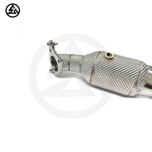 SS304ลดการไหลสูง csz ท่อไอเสียสำหรับ Honda Civic x FK7 2.0T อะไหล่ท่อไอเสียรถยนต์