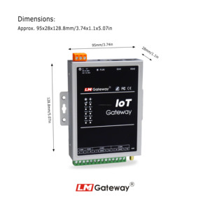Modbus PLC 403IoT 4G 4 RS485 Modbus MQTT OPC UAマルチプロトコル変換ゲートウェイから生産監視 - Product Image 5