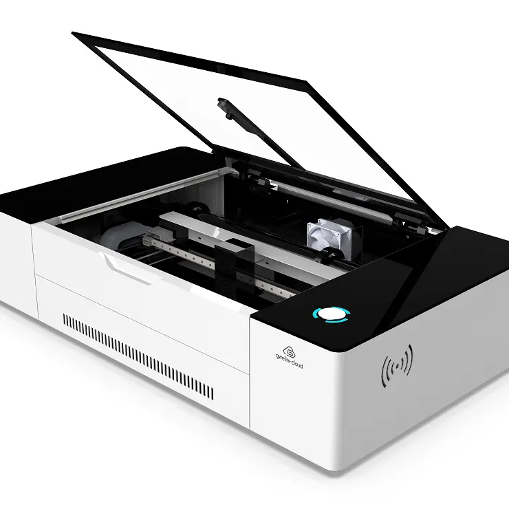 Automatische Home Glow forge 3D Kristall Hobby CO2 Laserdrucker & Cutter & Gravur Maschine für Holz material