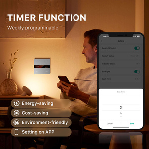 Nuevo Mini Panel de Control Zigbee Tuya con Sensor de movimiento PIR Interruptor de luz de 4 bandas Interruptor de escena Pantalla Calendario de tiempo Clima - Product Image 3