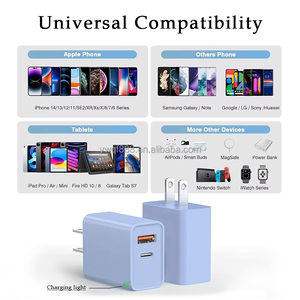2024 son şarjlı ışık PD 20W çift tip C ve USB hızlı şarj kafa iPhone 15 için evrensel şarj seçimi - Product Image 5