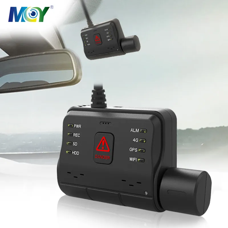 OEM fhd 1080p 4g Lte gps live driving video recording black box inside night vision fleet car taxi truck dash camera