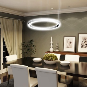 Hlinear L4060-C-U-D450 doğrudan ve dolaylı serisi daire ışık askıya halka avize LED yukarı ve aşağı aydınlatma Luminria dairesel - Product Image 3