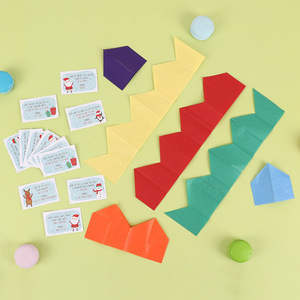 Giáng sinh Cracker màu hồng Bìa hat đóng dấu tiếng Anh Câu Đố kỳ nghỉ trang trí toàn bộ hộp thiết lập cho lễ hội Giáng sinh trang trí - Product Image 4