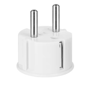 Adaptador de fábrica Europeo de 2 pines, enchufe plano de EE. UU. a enchufe Schuko - Product Image 4