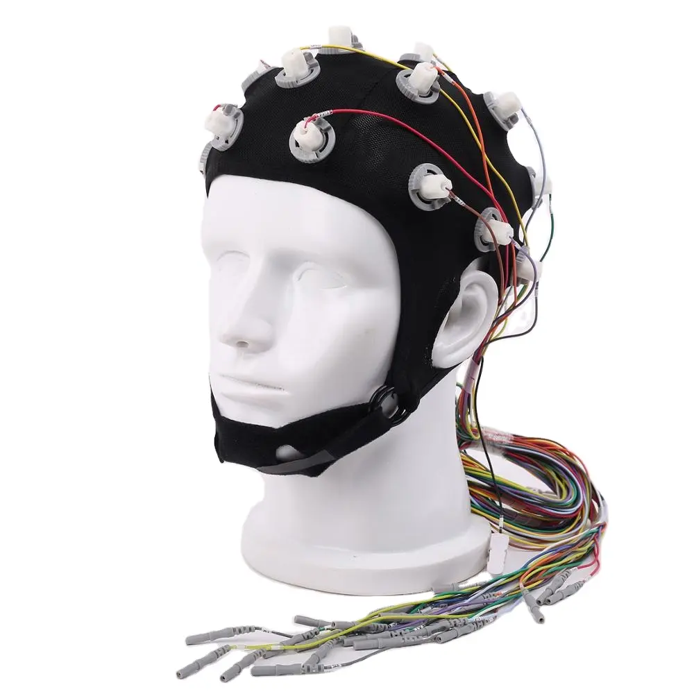 Greentek-Tapas de electrodos de Gelfree-S2 EEG, para aplicaciones de IMC, interfaz de máquina cerebral