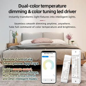 STL ZigBee Sản phẩm bán buôn giá thấp 20W 30W không dây wellux quay <span class=keywords><strong>Dimmer</strong></span> dẫn lái xe với tích hợp cảm biến chuyển động Radar - Product Image 3