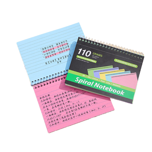 Bobina A6 Notebook Mini Bloc de notas portátil con encuadernación en espiral Mini Notebook Papel de escritura Bloc de notas Diario Cuaderno de oficina - Product Image 1