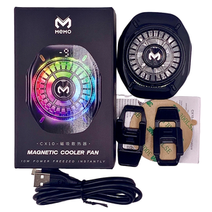 MEMO CX10 yarı iletken telefon soğutucu RGB ışıkları manyetik klip buz donma güçlü soğutma oyun ve canlı akışı için - Product Image 4