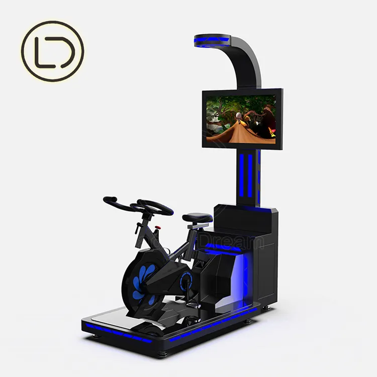 LeaderDream Sports d'intérieur Divertissement Vr Fitness Bike 9D Vr Simulateur de vélo Réalité virtuelle Vélo Simulateur d'équitation