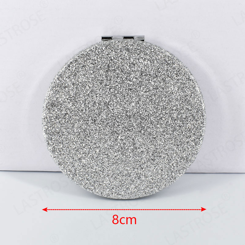 8cm sliver round mirror