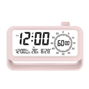 Rosa Farbe LCD-Anzeige Visual Timer Digital Study Timer Wecker für Kinder Manager Zeit mit Nacht lampen funktion - Product Image 1