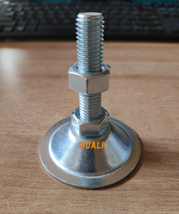 可调机器调平脚/工作台支撑腿镀锌钢旋转可调支撑脚 - Product Image 1