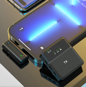 Không dây tiếng ồn hủy bỏ di động ngoài trời IOS Live đài phát thanh <span class=keywords><strong>Microphone</strong></span> SX8 kép Micro - Product Image 5