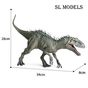 SL模型制造商高品质固体塑料仿真PVC大型Indominus Rex模型霸王龙恐龙玩具 - Product Image 2