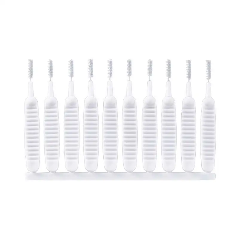 10 pcs Faucet Shower Head Cleaning Brush White Brush Pore Gap Anti-clogging Nylon For Kitchen Toilet Phone Hole Clean Brushes