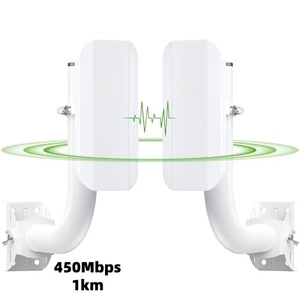 JDN-WB451 450Mbps <span class=keywords><strong>Wifi</strong></span> cầu cắm và chơi 5.8GHz tốc độ cao 23dbm PoE điện dài phạm vi 1km truyền Repeater thể loại - Product Image 1