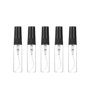 HBC工場直送2ML 3ML 5ML 10ML透明テスターサンプルチューブガラス香水バイアルプラスチックふた付き - Product Image 3