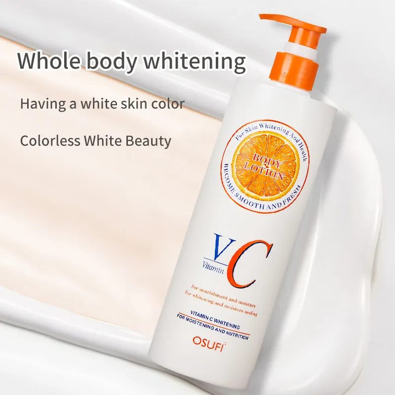 Groothandel Private Label Hydraterende Body Lotion Vitamine C Whitening Natuurlijke Huid Gladstrijken, Vergelijkbaar Met Dagelijkse Hydratatie Lotion