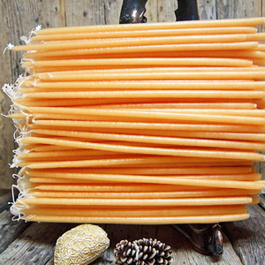 Nến sáp ong mỏng thân thiện với môi trường, màu vàng, dạng que, dùng cho nhà thờ, tự nhiên, dùng cho nhà cửa, lễ Phục Sinh, nhà thờ, đóng hộp - Product Image 2