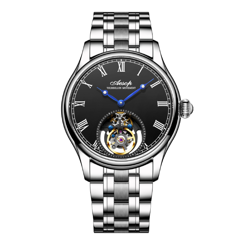 Steel Silver and Black
