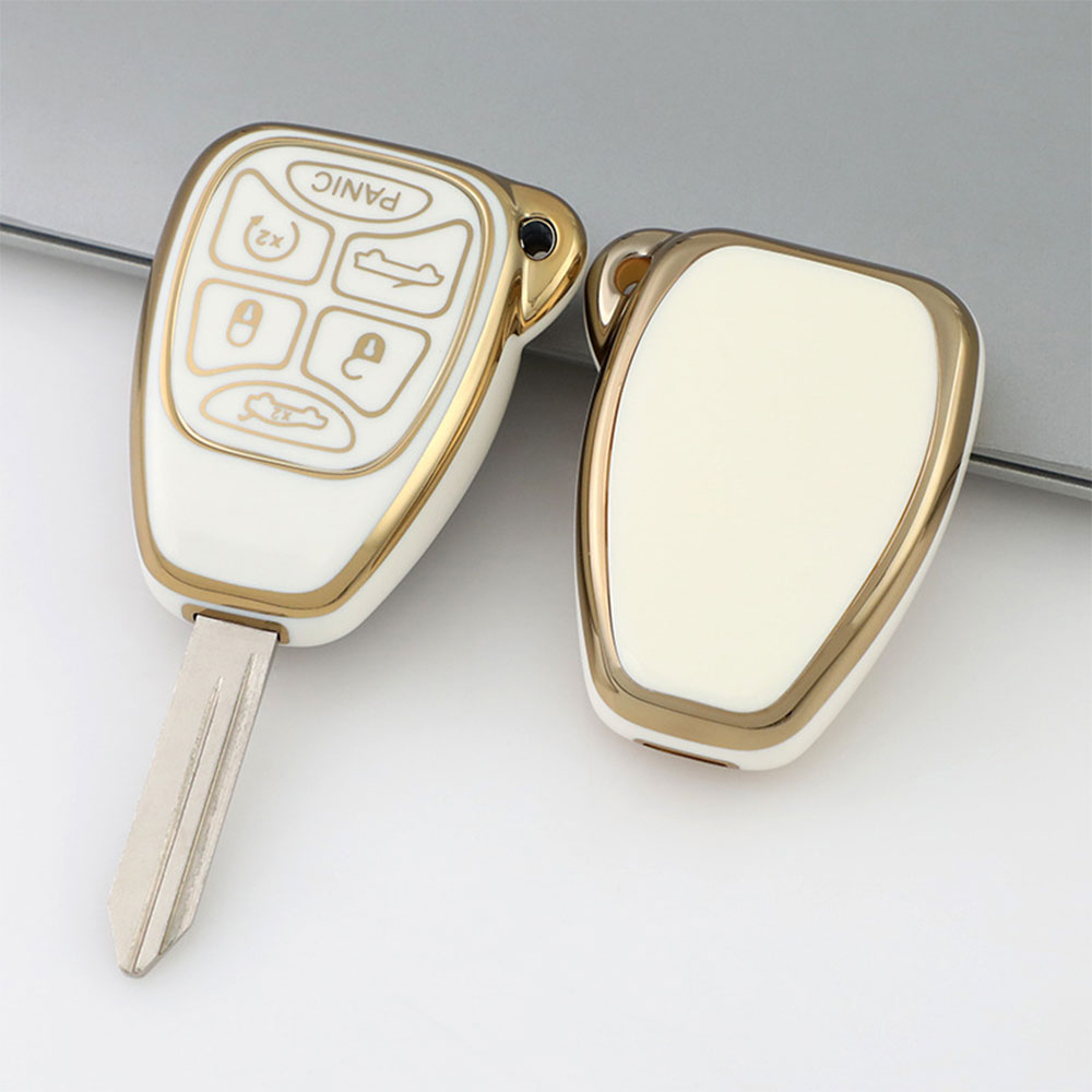 6 boutons blanc