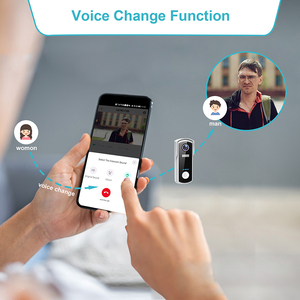 Sistema de intercomunicación Tuya Smart Video Timbre Cámara HD Audio bidireccional Alertas en tiempo real para la máxima comodidad de seguridad en el hogar - Product Image 4