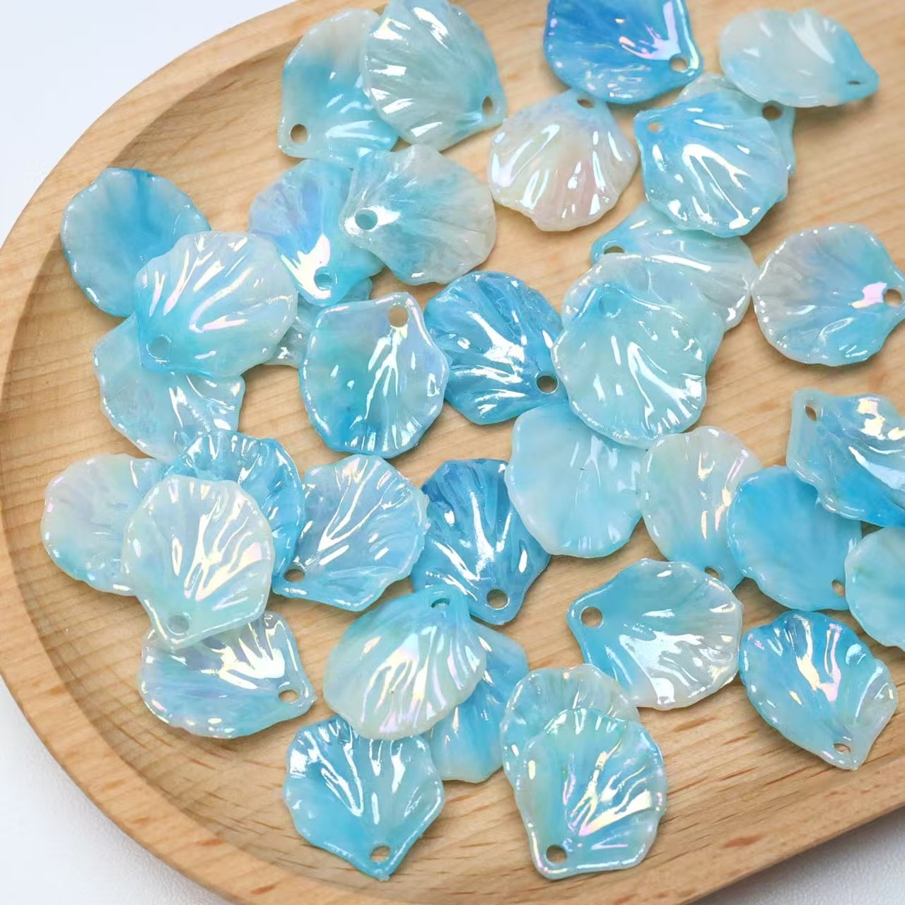 Shell cabbage leaf blue