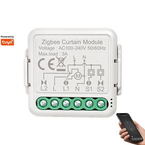 1CH <strong>Zigbee</strong> Curtain Switch Relay Module APP Voice Remote Control Tuya Curtain Shutter Switch - Product Image 1