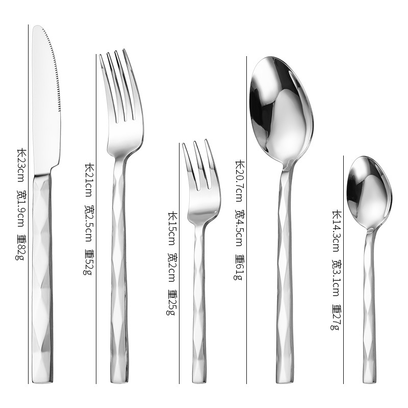 Rose gold fork