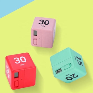 Practice <strong>Timer</strong> Kitchen Cube <strong>for</strong> Study Gym Management Workout Count Down <strong>1</strong> -60 <strong>Mins</strong> Timing Option Gravity Sensor Flip - Product Image 2