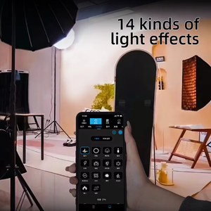 Kit di illuminazione fotografica 300W con coperchio Standard 45 °, illuminazione Video a uscita continua con Controller CRI 97 + - Product Image 3