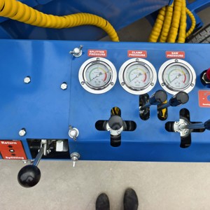 Bộ xử lý gỗ củi xử lý log <span class=keywords><strong>Splitter</strong></span> củi Máy chế biến 30 tấn với chian ăn bảng - Product Image 4