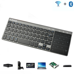 Teclado inalámbrico Slient con Touchpad, teclado numérico Bt 3,0 para tableta, portátil y TV - Product Image 2