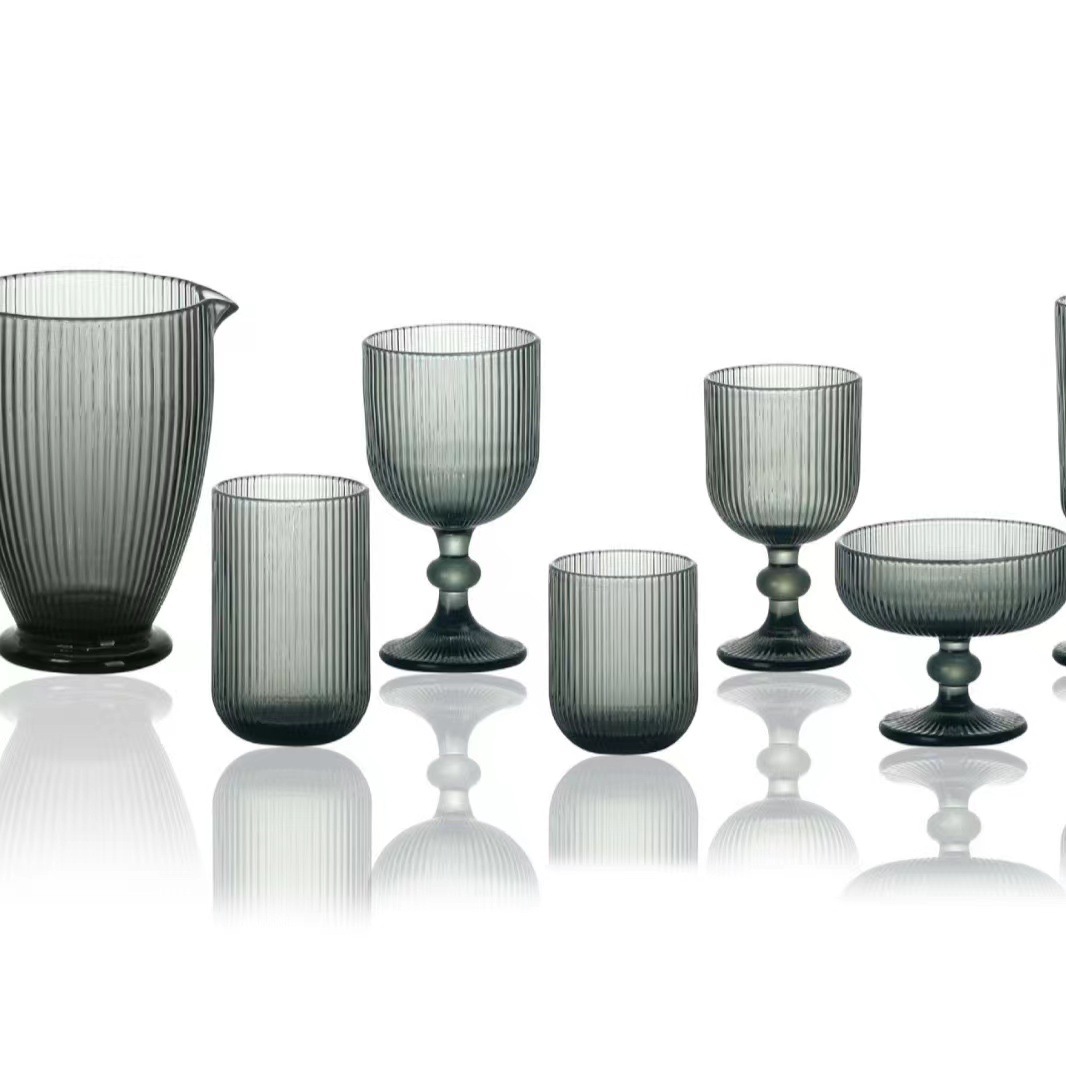 Gris fumée - Petite tasse 270ml (bande verticale)