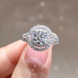 DK 1.6CT yuvarlak kesim VVS Lab elmas yüzük 18K altın IGI düğün ve hediyeler için sertifikalı doğrudan kaynak fabrika sadelik ve lüks - Product Image 2