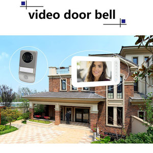 XH-767 Video Doorbell Night Vision <strong>Camera</strong> Door Phone Waterproof LCD <strong>Monitor</strong> Wired <strong>Intercom</strong> Video DoorPhone <strong>System</strong> - Product Image 6
