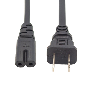 NEMA CORD UL สายไฟ2ขาสายไฟ110V SPT สาย IEC สายไฟ USA พร้อม C7สำหรับการใช้งานในบ้าน - Product Image 4