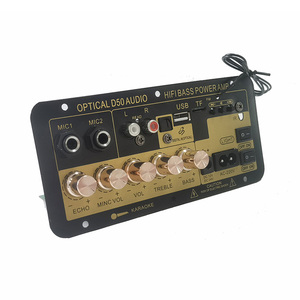 Gran oferta de fábrica, entrada de micrófono, reverberación de bajo ruido, Karaoke, Bluetooths incorporado, pistola de graves, placa amplificadora de potencia, puerto de entrada de señal Hd - Product Image 1