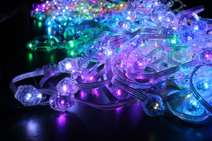 <strong>DMX</strong> RGB <strong>LED</strong> Pixel 3D Stage Lighting Ball Light Kinetic Ball <strong>LED</strong> Disco Stage Light <strong>LED</strong> <strong>String</strong> Pixel Ball - Product Image 5