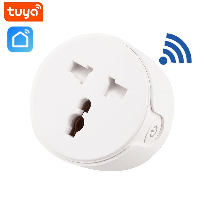 Tùy Chỉnh Alexa Nhà Thông Minh Tuya Outlet Wifi Thông Minh Phổ Cắm Điện Tường Ổ Cắm